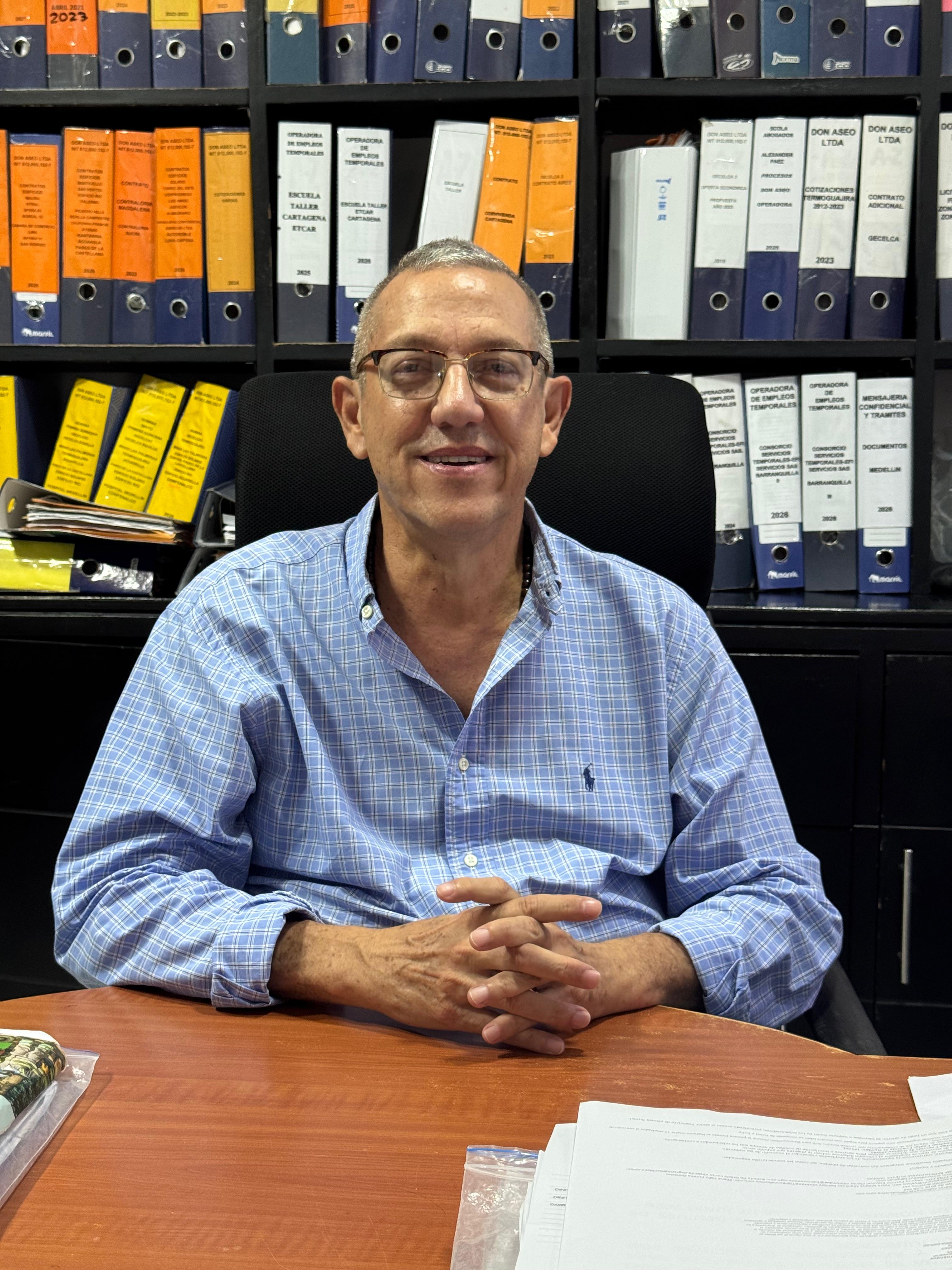 Fernando López Castillo — Gerente General y fundador de Don Aseo Ltda.